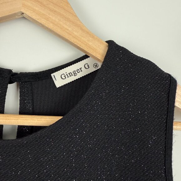 Ginger G Women's Black Skater Dress Size M - Picture 7 of 7